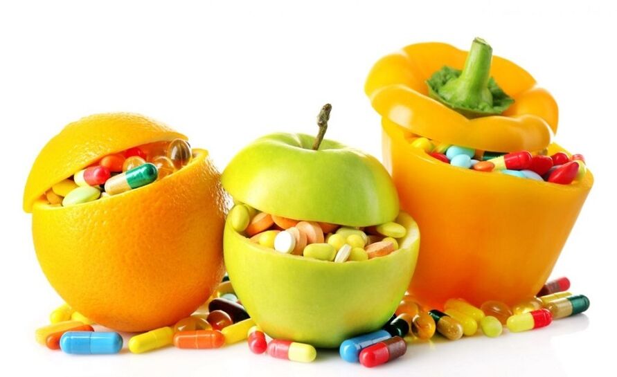 The effectiveness of vitamins in vegetables and fruits