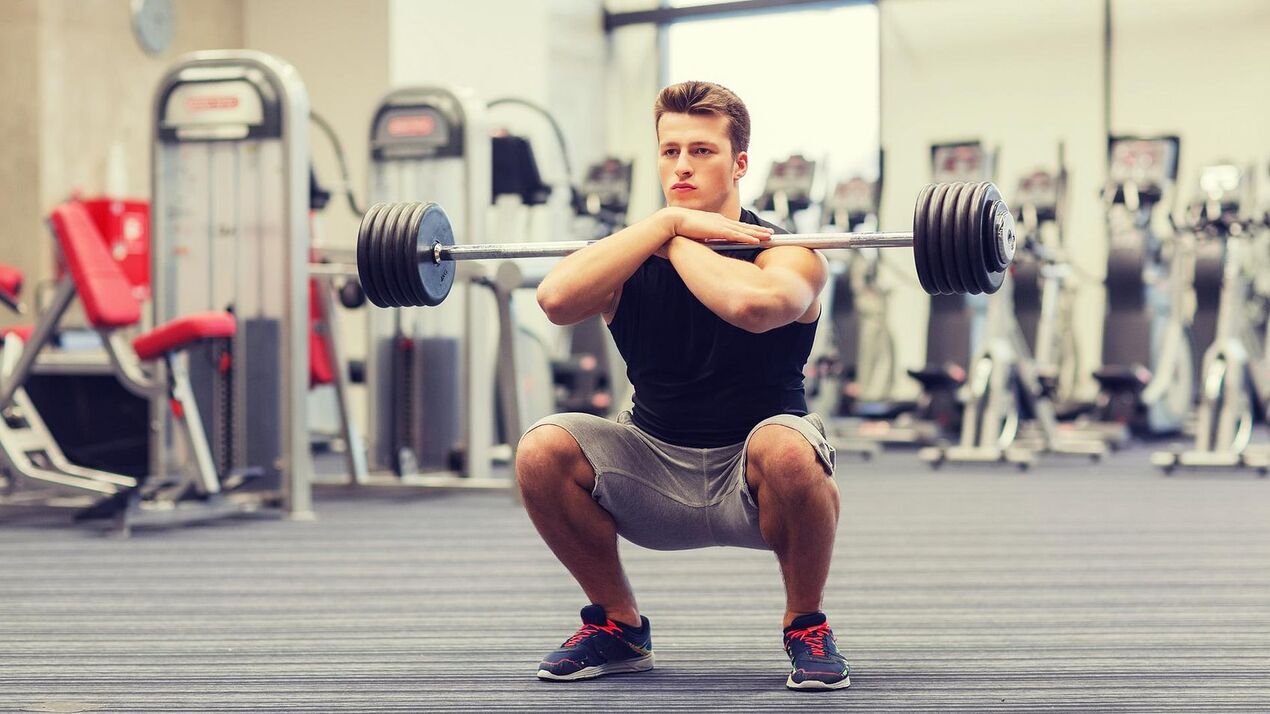 Squat back to increase effectiveness