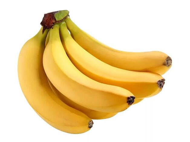 Bananas have positive effects on male potency due to potassium content
