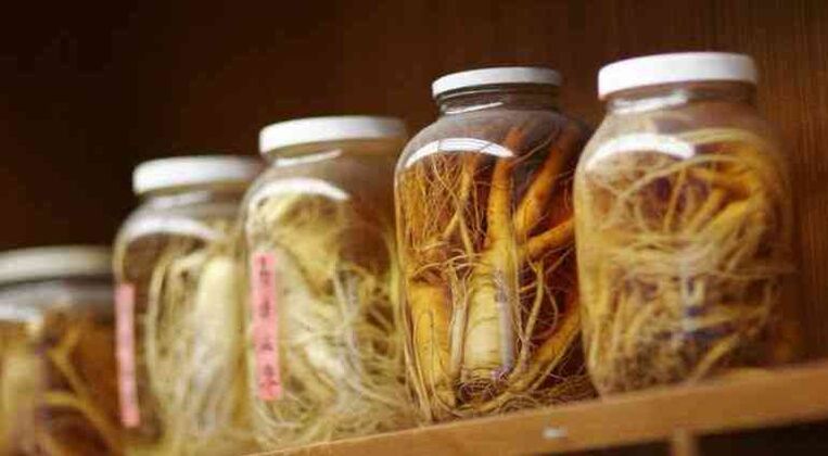 Ginseng tincture increases male potency